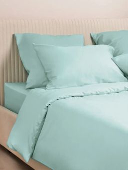 Простыня 150х215 Моноспейс нежно-голубой