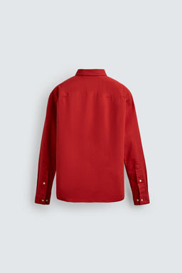COMPACT COTTON RELAXED FIT SHIRT - Zara фото 8