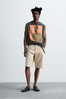 PRINTED & EMBROIDERED TANK TOP  OTIS KWAME KYE QUAICOE