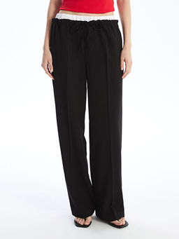 Beli Lastikli Loose Fit Kad?n Pantolon