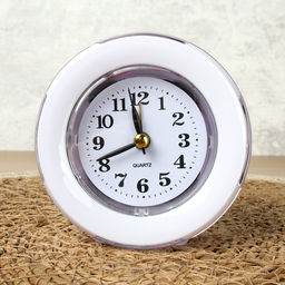 Будильник 9 см / XD797 /уп.200/ плавный ход, подсветка экрана / микс