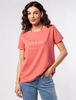 VILATTE / Футболка из премиального хлопка с авторским принтом