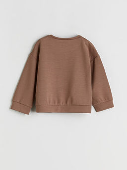 Bisiklet Yaka K?z ?ocuk Sweatshirt ve E?ofman Alt?