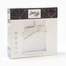 Постельное бельё LoveLife 1,5сп Early morning 143х215см, 150х225см, 50х70см-2шт,хлопок, сатин,125г/м  фото 5