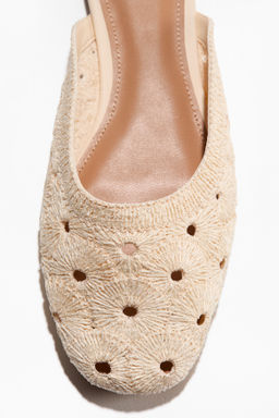 Mules de paja - H&m фото 3