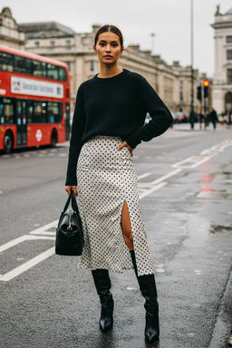 TRENDYOLMILLA Koyu Lacivert Desenli Y?rtmac Detayl? Viskon Midi Dokuma Etek TWOAW20ET0205 фото 14