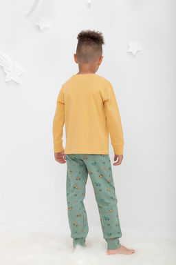 К 1541/25/пшеница,гонки на весеннем зеленом пижама дет