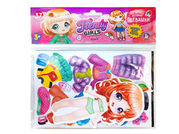 Игра магнитная "Одевашки. Алиса" 1 фигурка-основа + 37 элем. (05313) в пакете, "Десятое королевство"