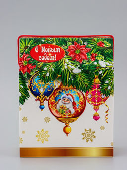Коробка подарочная новогодняя «Игрушки» 20×26×10.5 см