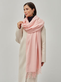 В составе шерсть и кашемир! теплый двусторонний палантин - Tantino фото 4