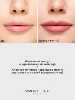 Vivienne Sabo Карандаш для губ Jolies Levres тон 107 фото 7