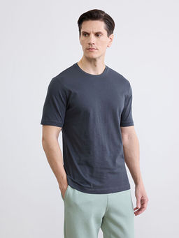 Bisiklet Yaka Penye Erkek Ti??rt