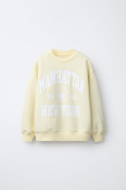 VARSITY SLOGAN SWEATSHIRT - Zara фото 5