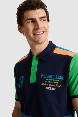 Erkek Petrol Regular Fit Polo Yaka TiЕГrt - U.s. polo assn фото 2