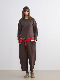 Bisiklet Yaka Kad?n Sweatshirt