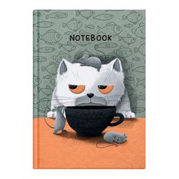 Записная книжка "Notebook" арт. 61481 ГРУСТНЫЙ КОТ