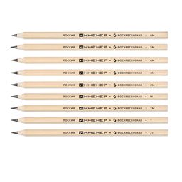 ВКФ ИНЖЕНЕР 12P-1240 Набор граф. карандашей ОПП заточенный ассорти 8 х 12 шт. 2Т(2Н), Т(Н), ТМ(НВ), ТМ(НВ), ТМ(НВ), ТМ(НВ), М(В), 2М(2В), 3М(3В), 4М(4В), 5М(5В), 6М(6В)