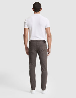 Kahverengi Slim Fit Jean Pantolon
