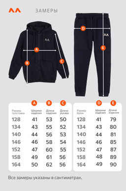 Теплый детский костюм из футера трехнитки с начесом Happyfox