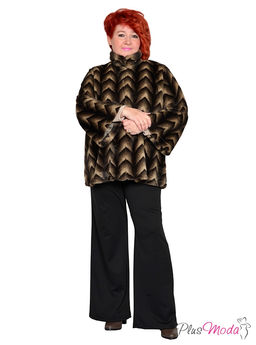 Шубка Модель №1774 размеры 44-84 - Plusmoda фото 8