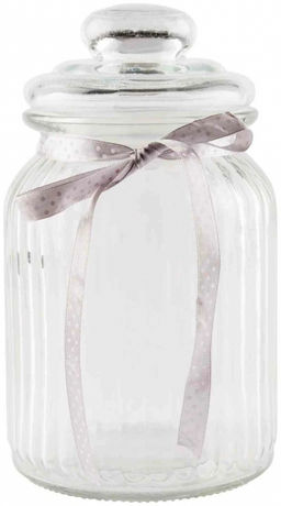 FLEUR Банка стеклянная с крышкой 1л арт. ABF065G