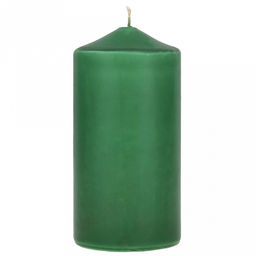 Свеча "Столбик" д6см, h12см, зеленый, время горения 24ч, 270гр (Россия)