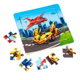 Пазл Транспорт, 14 см х 14 см - Лесная мастерская фото 7