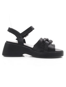 08-XL693-1 BLACK Босоножки женские (натуральная кожа)