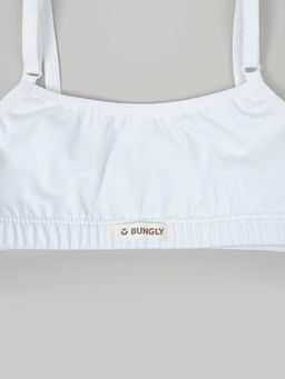 Комплект топов для девочек Сахар/Беж 2 шт 7+ - Bungly фото 4