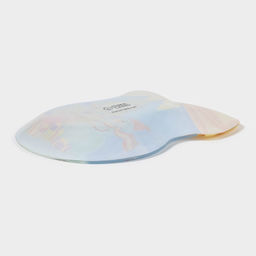 Блюдо новогоднее сервировочное Доляна «Бант. Зимняя сказка», 19×14 см, стекло