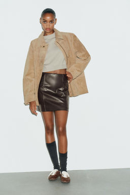 HIGH-WAIST MINI SKIRT