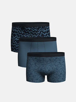 Standart Kal?p Pamuklu Esnek Erkek Boxer 3l?