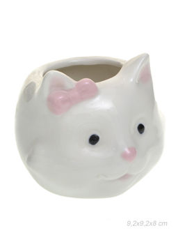 Кашпо 9,2х9,2х8 Кошка / XN08 /уп 72/