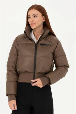 Женское кокосовое пальто