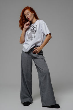 8506/1 Футболка женская оверсайз - Натали фото 207