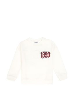 Erkek _ocuk Ekru Bisiklet Yaka Sweatshirt - U.s. polo assn фото 2