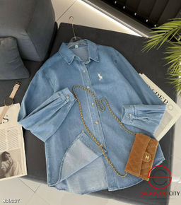 Рубашка джинсовая женская - Bruno фото 2