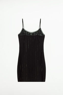 POINTELLE DRESS WITH SEAMS - Zara фото 14