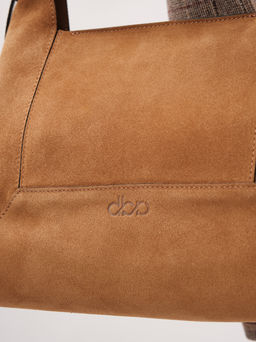 Замшевая сумка Mosaic DBR 31376 светло-коричневый  фото 8