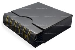 Альбом для монет без листов с защитным шубером формат Grande Gigant Черный Классический дизайн LEUCHTTURM 306703