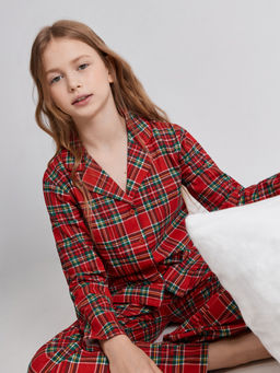 ACOOLA / Пижама детская для девочек Turia красный  фото 4