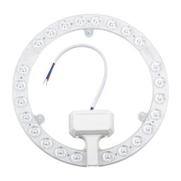 ULE-Q930-24W/4000K IP40 CLEAR Светильник-модуль светодиодный с драйвером, 220В, диаметр 195мм. Белый свет (4000K). Угол 180градусов. TM Volpe