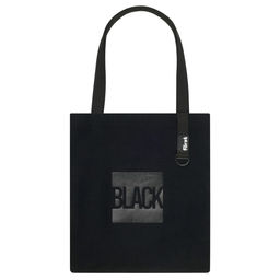 Сумка-шоппер "Total black" 35*40см (FT-SH-010421, F?rst) материал - канвас, доп. карман