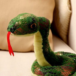 Мягкая игрушка Змея, 15 см, цвет зелёный - Simaland фото 3