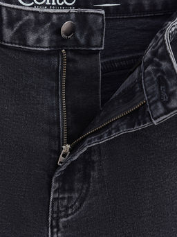 CONTE CON-515 Джинсы mom с вытачками по карманам washed black