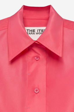 CAMISA BOLSILLOS - THE ITEM ZARA WOMAN / Rosa  фото 8