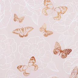Цена за 10 шт. Бумага упаковочная глянцевая «Бабочки», 50 х 70 см