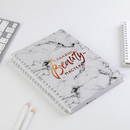 Планер для записи клиентов А5, 98 листов, на гребне Планинг BEAUTY-мастера, в твердой обложке с уф-лаком