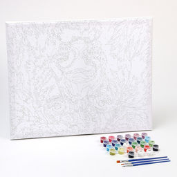 Картина по номерам на холсте с подрамником Лев 40 50 см - Школа талантов фото 5