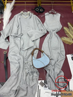 Костюм двойка с кардиганом и платьем - Bruno фото 2